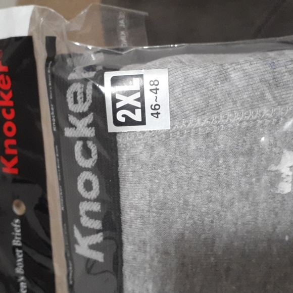 NWT Knocker 2-Pack Men's Cotton Boxer Briefs, Size 2XL (46-48) - Picture 4 of 7